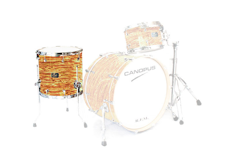 CANOPUS R.F.M. 15x16 Floor Tom Mod Orange Wrap拍卖