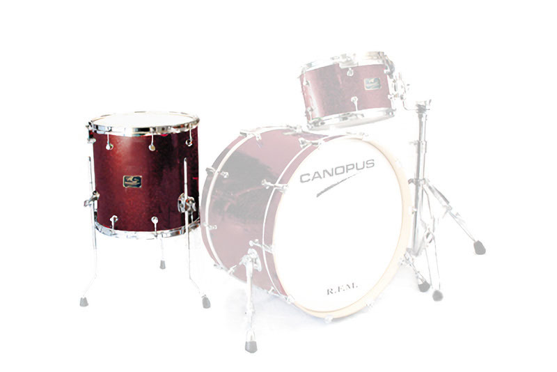 CANOPUS R.F.M. 15x16 Floor Tom Merlot Glitter Wrap拍卖