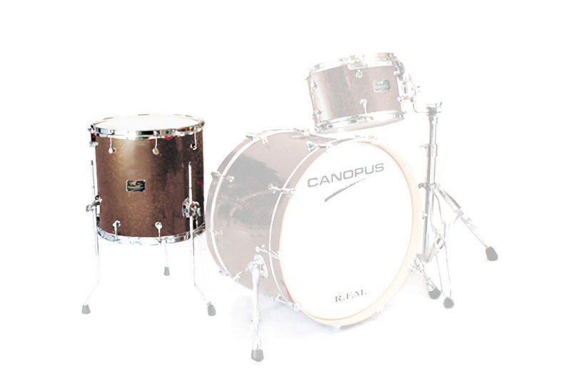 CANOPUS R.F.M. 13x14 Floor Tom Ginger Glitter Wrap拍卖