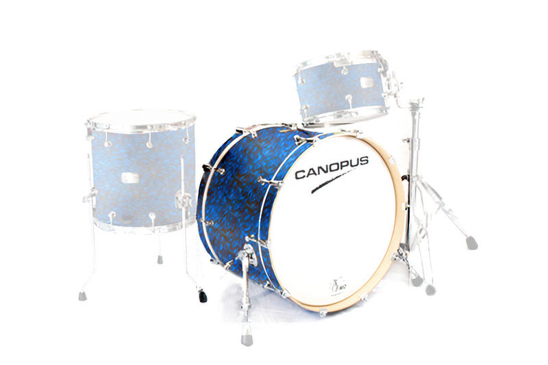 CANOPUS NV60M2 14x22 Bass Drum Blue Onyx Wrap拍卖