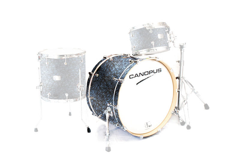 CANOPUS NV60M2 14x22 Bass Drum Black Onyx Wrap拍卖