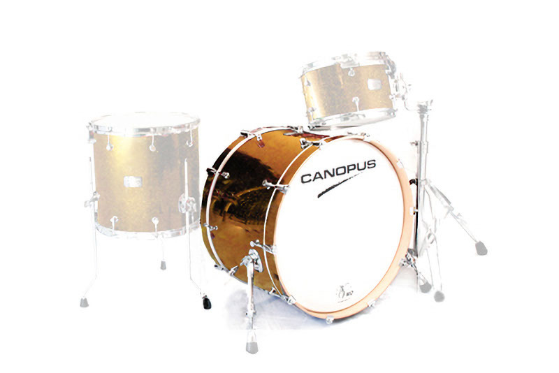 CANOPUS NV60M2 14x22 Bass Drum Gold Spkl. Wrap拍卖