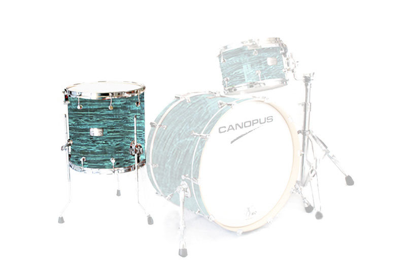 CANOPUS NV60M1 16x16 Floor Tom Turquoise Oyster Wrap拍卖