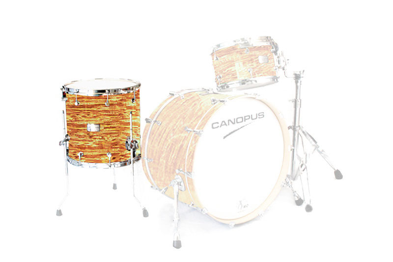 CANOPUS NV60M1 16x16 Floor Tom Mod Orange Wrap拍卖
