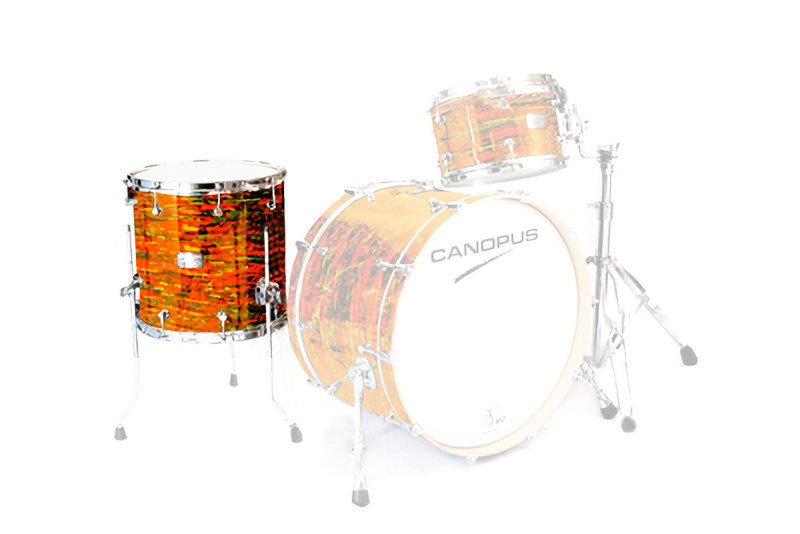 CANOPUS NV60M2 14x14 Floor Tom Citrus Mod Wrap拍卖