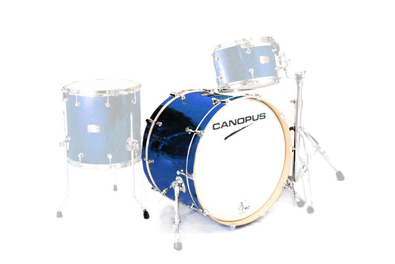 CANOPUS NV60M1 14x22 Bass Drum Blue Spkl. Wrap拍卖