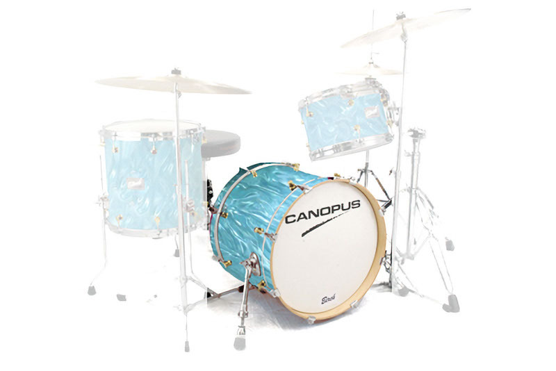 CANOPUS Birch 14x18 BD Aqua Satin Wrap拍卖