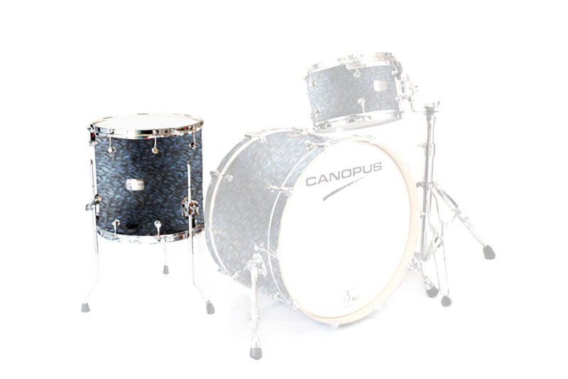 CANOPUS NV60M1 16x16 Floor Tom Black Onyx Wrap拍卖