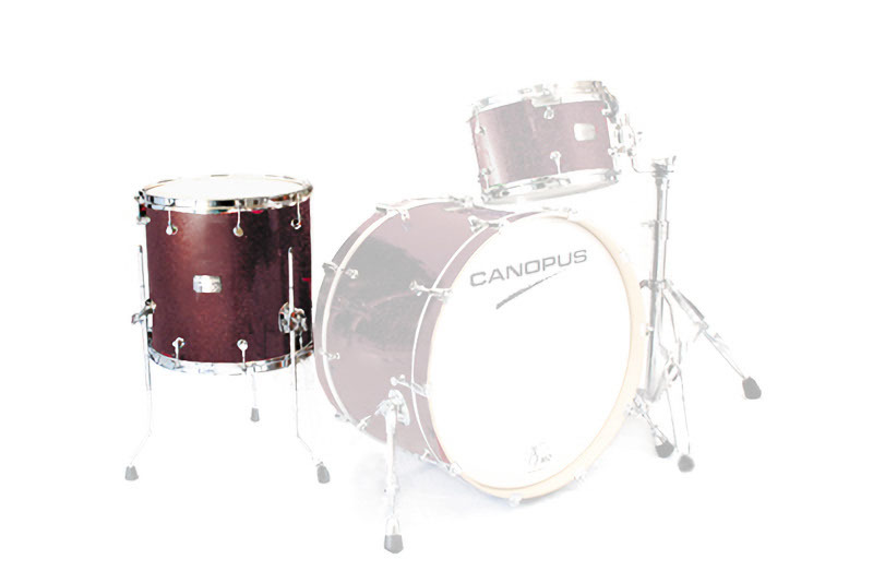 CANOPUS NV60M1 14x14 Floor Tom Merlot Spkl. Wrap拍卖