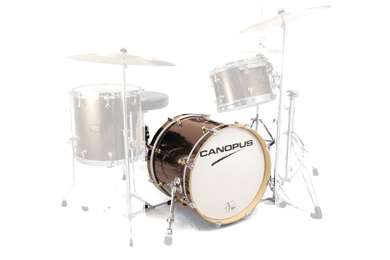 CANOPUS NV60M2 14x18 Bass Drum Ginger Glitter Wrap拍卖