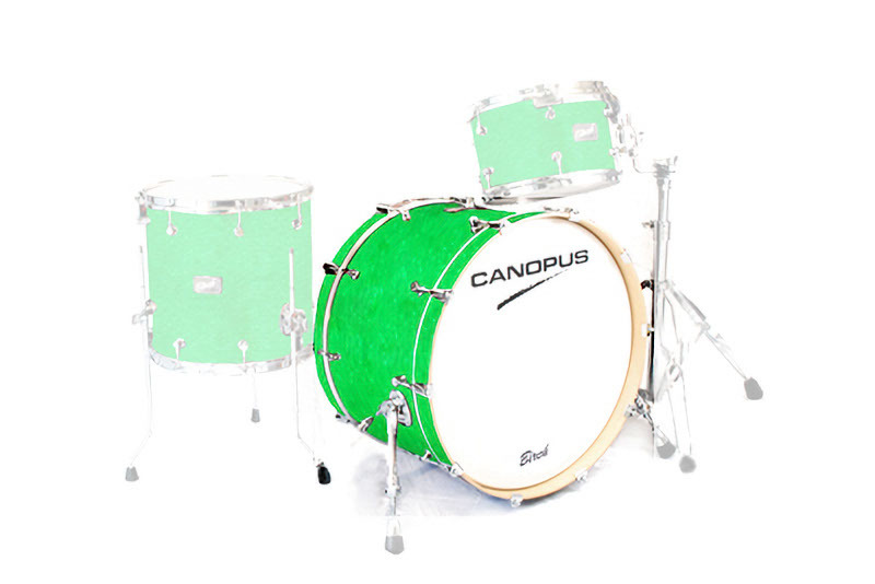 CANOPUS Birch 16x24 BD Signal Green Ripple Wrap拍卖