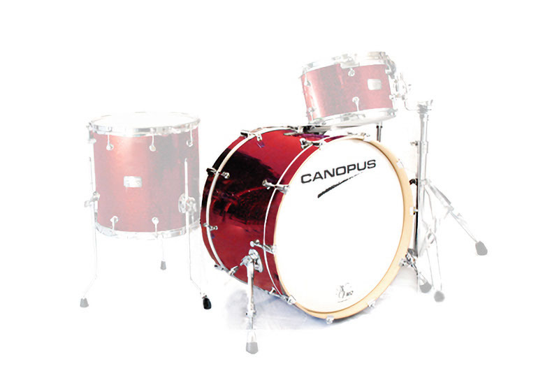 CANOPUS NV60M2 14x22 Bass Drum Red Spkl. Wrap拍卖