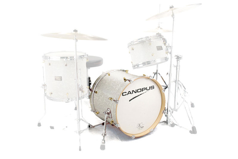 CANOPUS NV60M2 14x18 Bass Drum Vintage Pearl Wrap拍卖