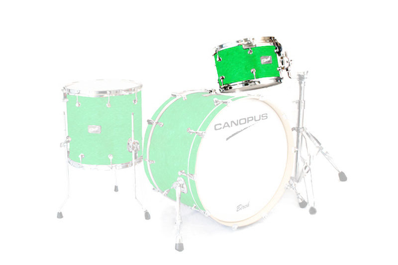 CANOPUS Birch 10x14 TT Signal Green Ripple Wrap拍卖
