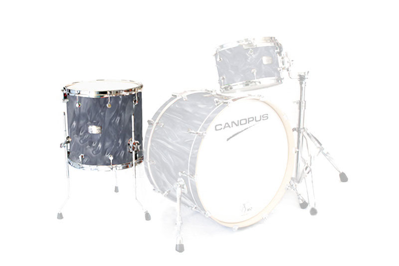 CANOPUS NV60M1 16x16 Floor Tom Black Satin Wrap拍卖