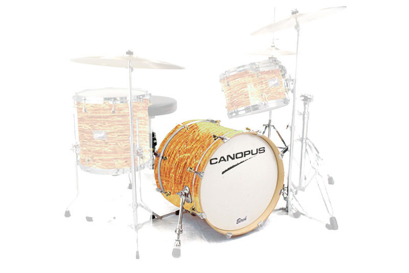 CANOPUS Birch 14x18 BD Mod Orange Wrap拍卖
