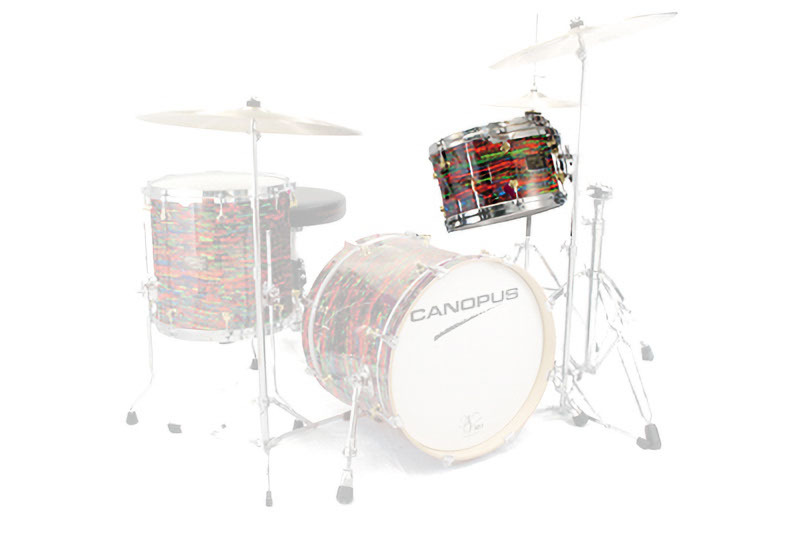 CANOPUS NV60M1 8x10 Tom Psychedelic Red Wrap拍卖