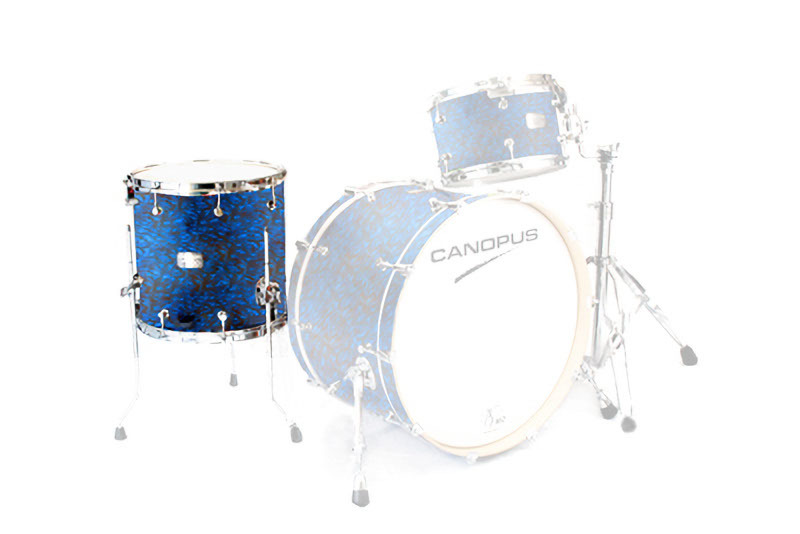 CANOPUS NV60M1 16x16 Floor Tom Blue Onyx Wrap拍卖