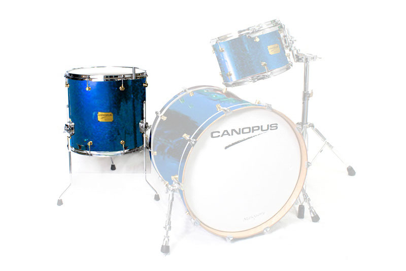 CANOPUS Mahogany 13x14 FT Blue Spkl. Wrap拍卖