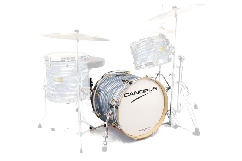 CANOPUS Mahogany 14x18 BD Sky Blue Pearl Wrap拍卖