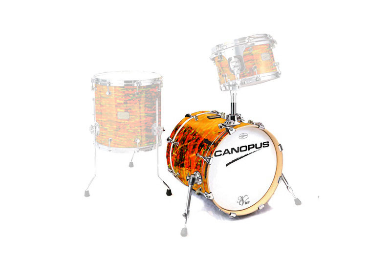 CANOPUS NV60M1 14x16 Bass Drum Citrus Mod Wrap拍卖