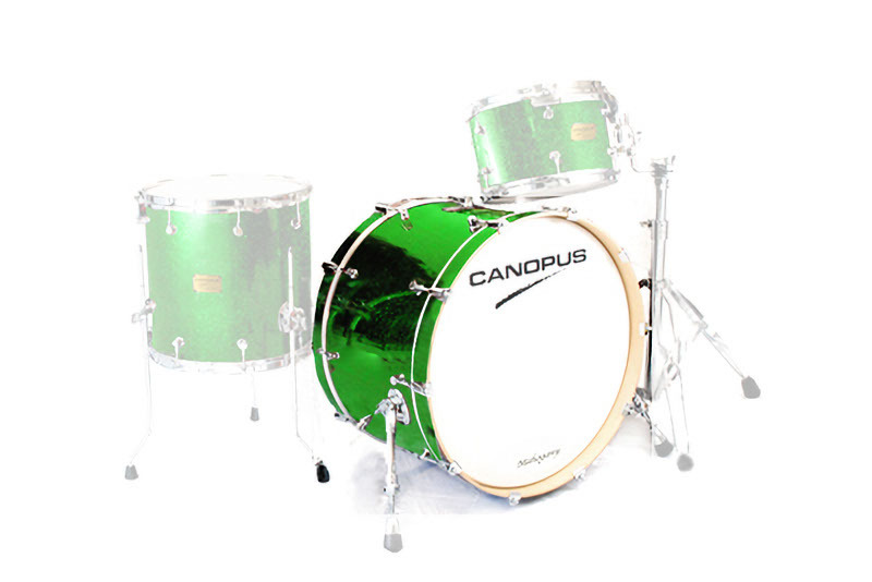 CANOPUS Mahogany 15x22 BD Green Spkl. Wrap拍卖