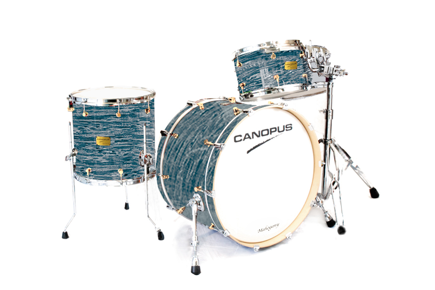 CANOPUS Mahogany Classic Kit Plus Blue Oyster (22BD.12TT.13TT.16FT)拍卖