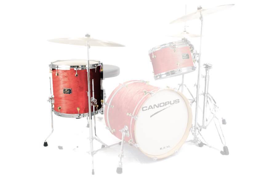 CANOPUS R.F.M. 13x14 Floor Tom Vermilion Oil拍卖