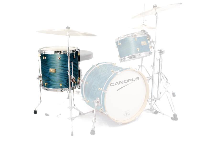 CANOPUS NV60M1 14x14 Floor Tom Teal Oil拍卖