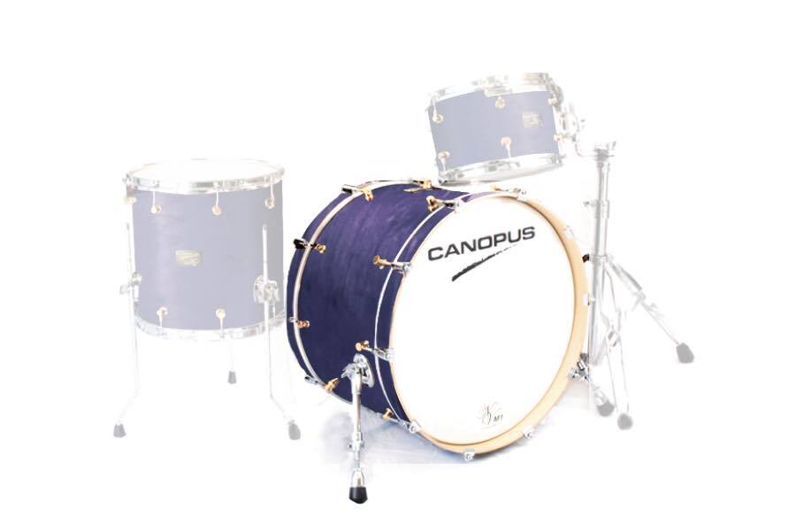 CANOPUS NV60M1 14x22 Bass Drum Purple Oil拍卖