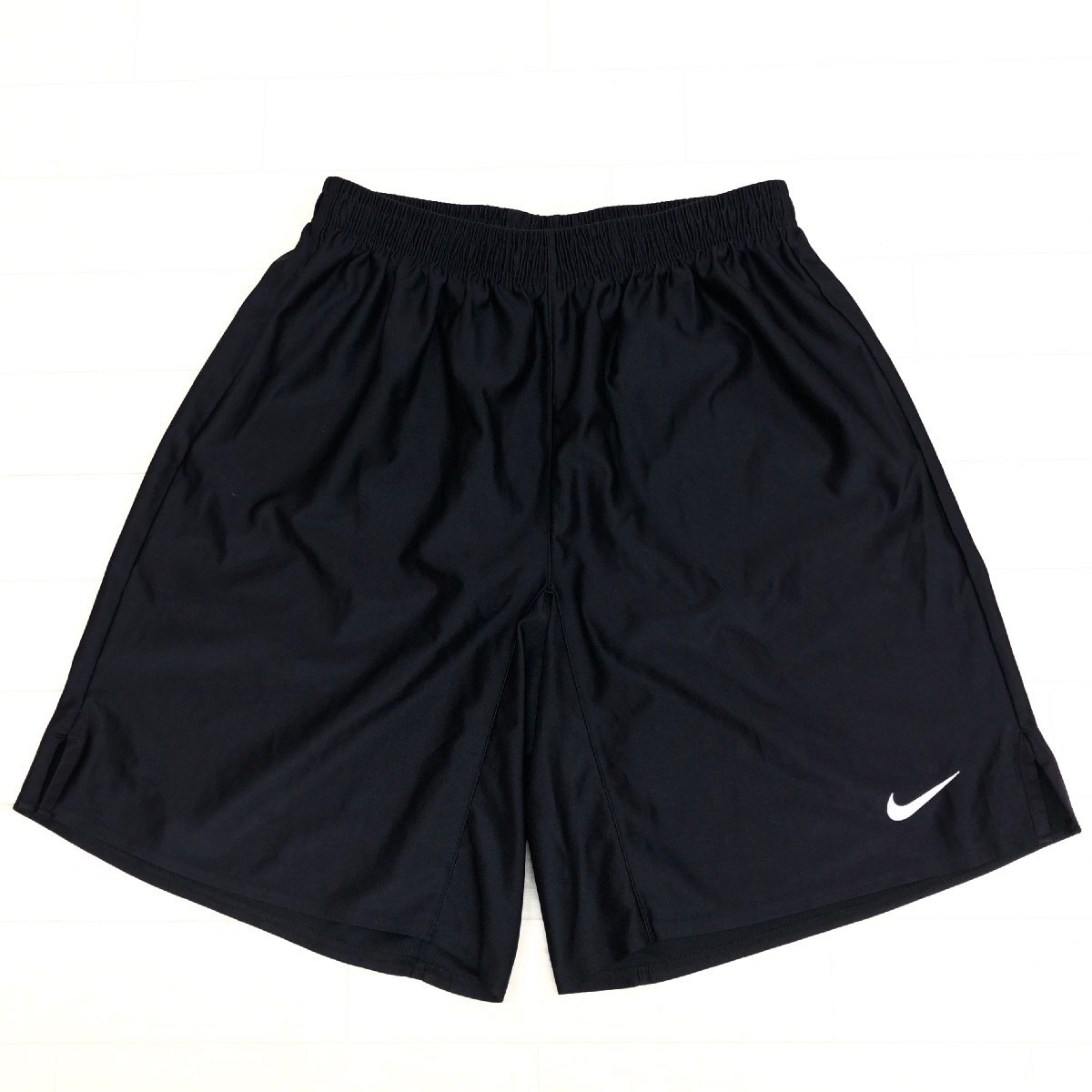 NIKE ナイキ ロゴ刺繍 ベーシック サッカー プラクティスショーツ XL 黒 ハーフパンツ 短パン フットサル 2L LL 特大 大きいサイズ 紳士拍卖