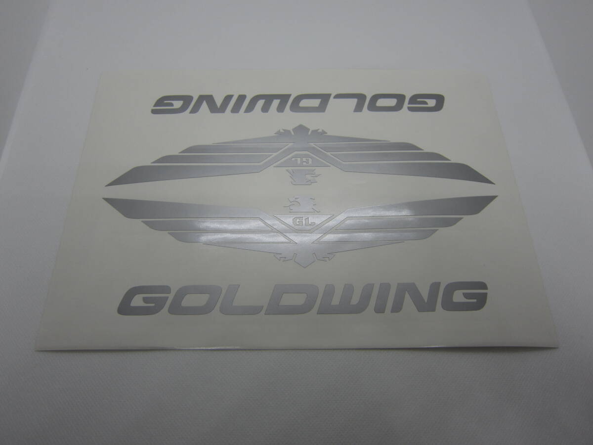 ゴールドウィング GOLDWING ステッカー2枚セット シルバー拍卖