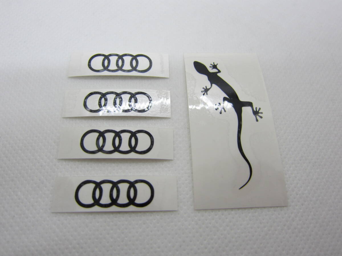 Audi アウディ クアトロ ゲッコー フォーリングス ステッカーブラック拍卖
