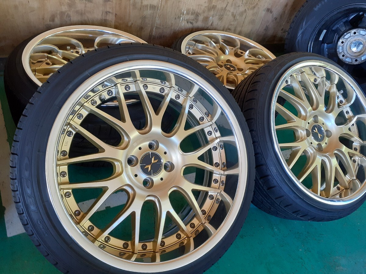 美品 超深リム イベント車 カスタムカー 特注品 ウェッズ マーベリック 18×9J 10J 4本 4H 4穴 PCD100 215/35 225/40 2本拍卖