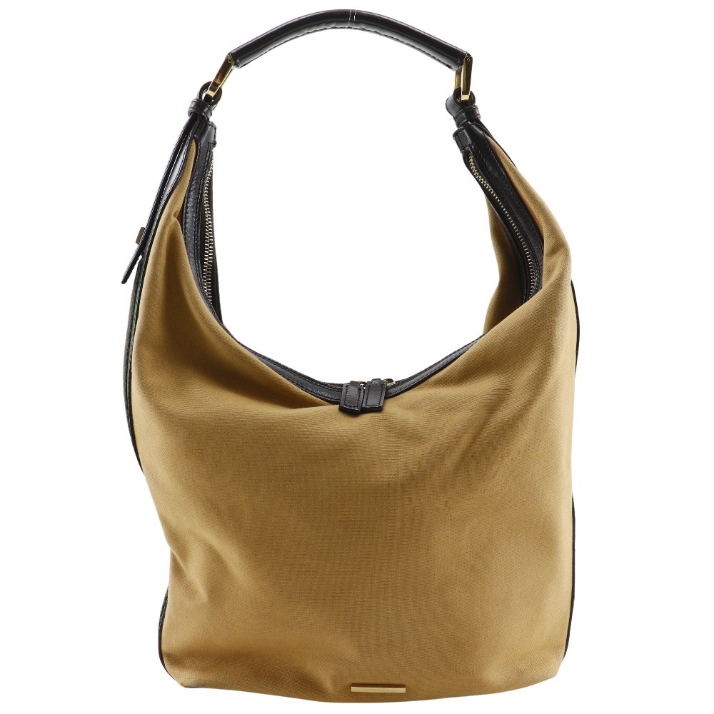 GUCCI グッチ シェリーライン 001-4288 ショルダーバッグ キャンバス ベージュ レディース【I180725064】中古拍卖