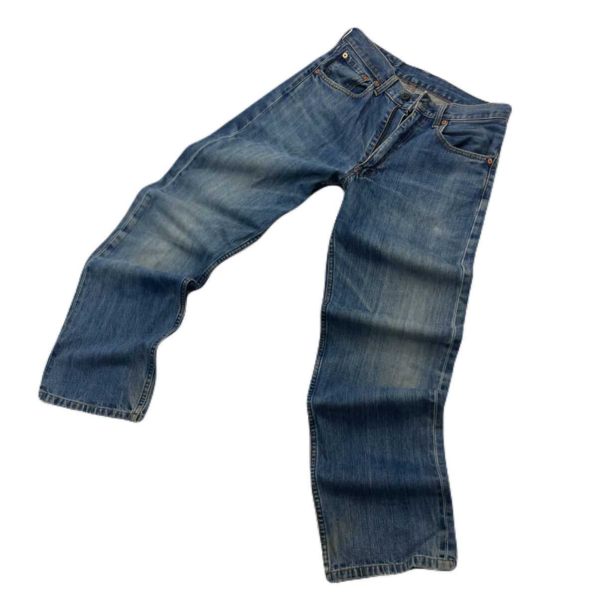 リーバイス 503 革パッチ デニム ジーンズ ジーパン メンズ W30 古着らしい色落ち感 ●Ja9086拍卖