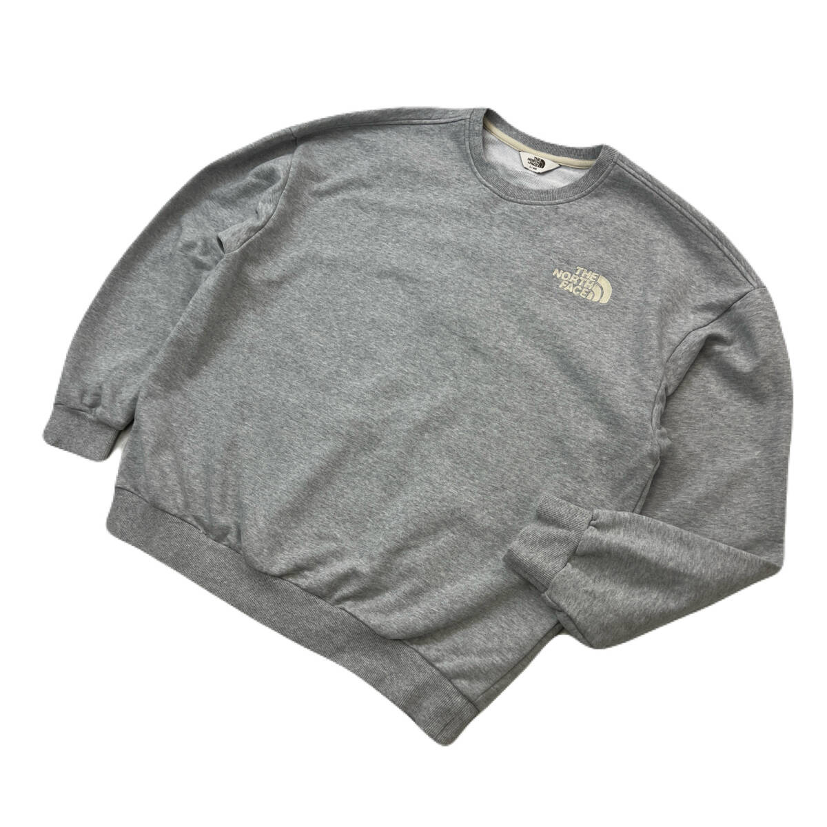 ザノースフェイス ホワイトレーベル 韓国限定 正規 スウェット トレーナー グレー Lサイズ メンズ ●AB385拍卖