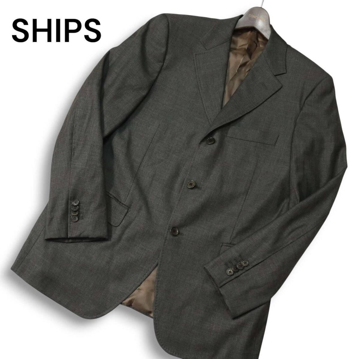 Valditaro per SHIPS ヴァルディターロ × シップス別注 秋冬 ロロピアーナ生地★ 3B テーラード ジャケット Sz.50 メンズ拍卖