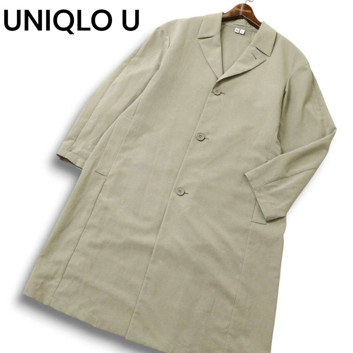 UNIQLO U ユニクロ ユー ルメール 通年★ ステンカラー バルマカーン ライト コート Sz.M メンズ拍卖