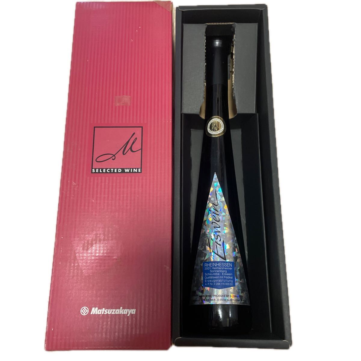 【長期保管】ドイツ銘醸ワイン ハイマースハイマー ゾンネンベルク アイスワイン 白 極甘口【箱に傷経年劣化】拍卖