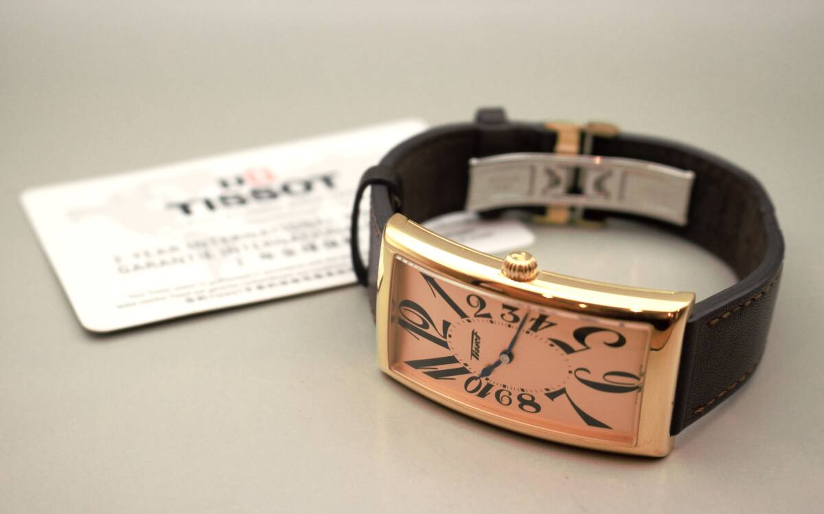 ☆時計☆TISSOT (ティソ)☆T117.509.36.022☆ヘリテージバナナ☆CG文字盤 メンズ クォーツ 腕時計☆『VRW-1281』拍卖