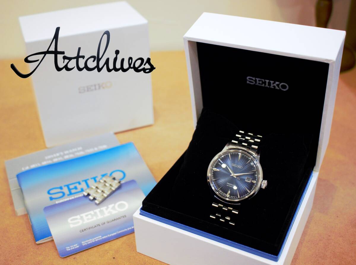 ☆時計☆SEIKO (セイコー)☆SARY073☆プレサージュ カクテルタイム ブルームーン☆BL文字盤 メンズ 自動巻き 腕時計☆『VRW-1311』拍卖
