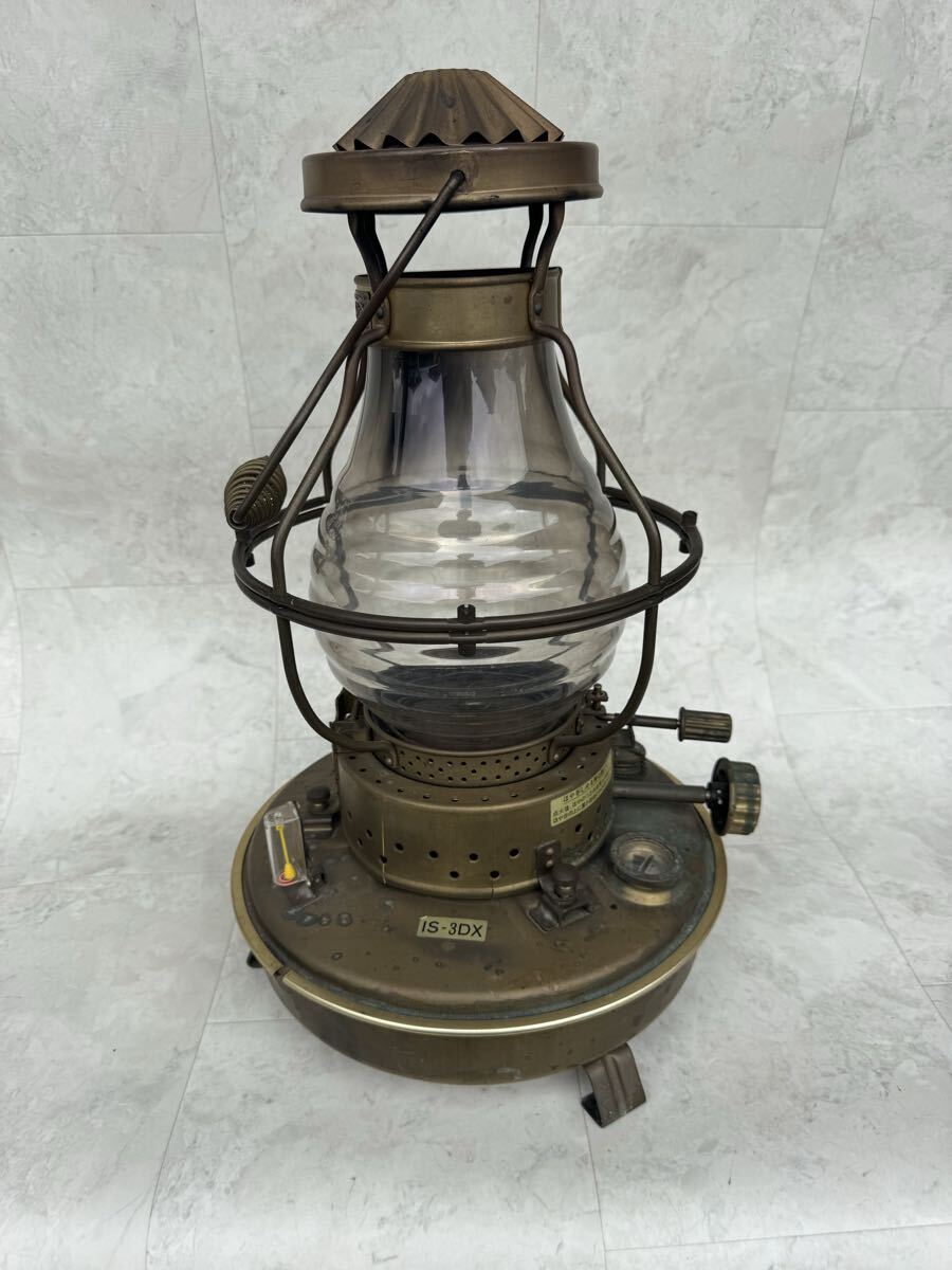 a1637★ 希少 日本船燈株式会社 ニッセン 石油ストーブ IS-3DX/真鍮製拍卖