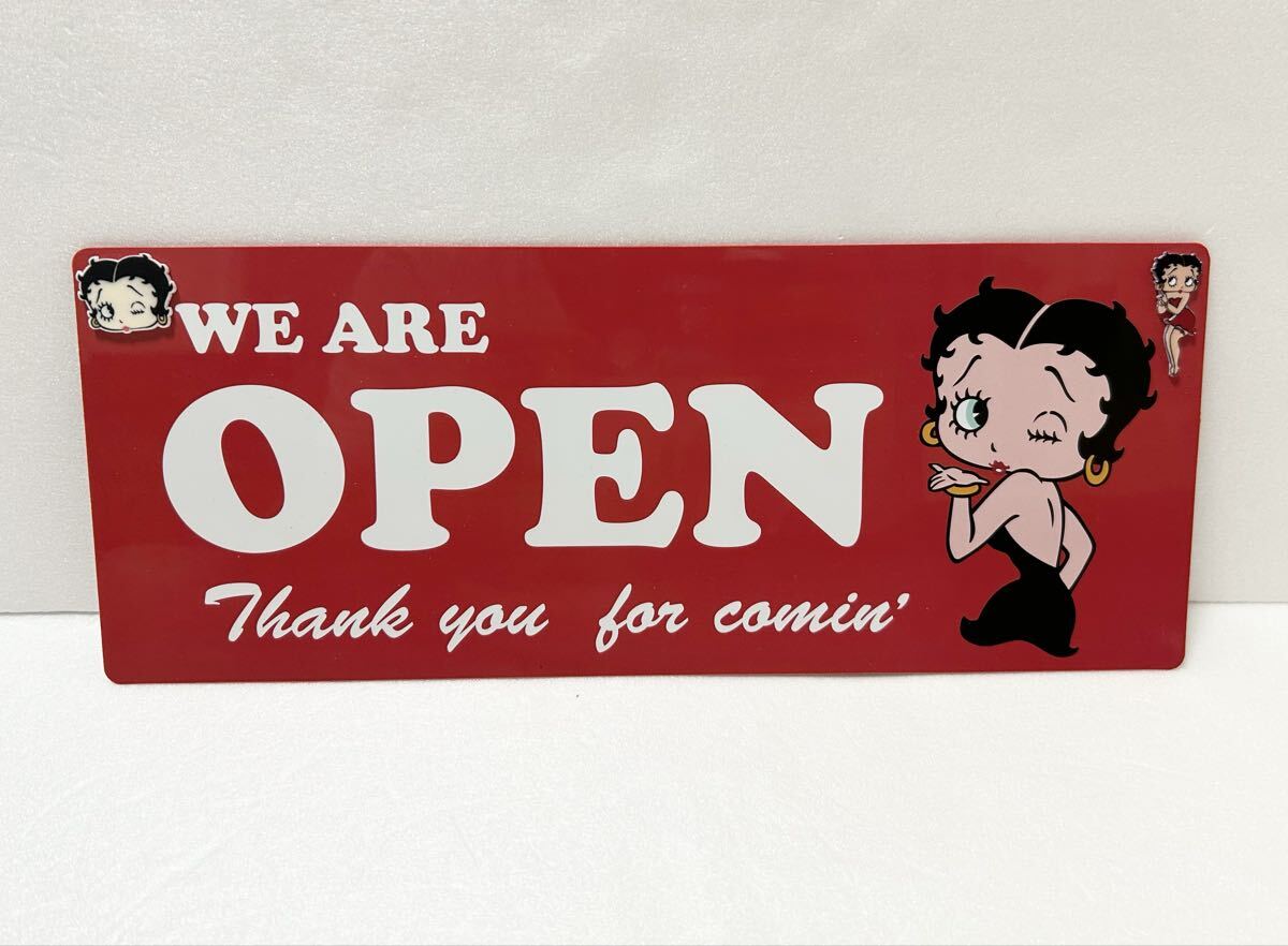 ベティーブープ ベティちゃん 開店オープン看板 open/closed  レトロ拍卖