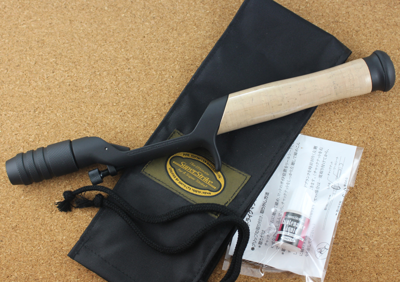 スーパーストライク ストレートシングルグリップ マットブラック グリップ袋付拍卖