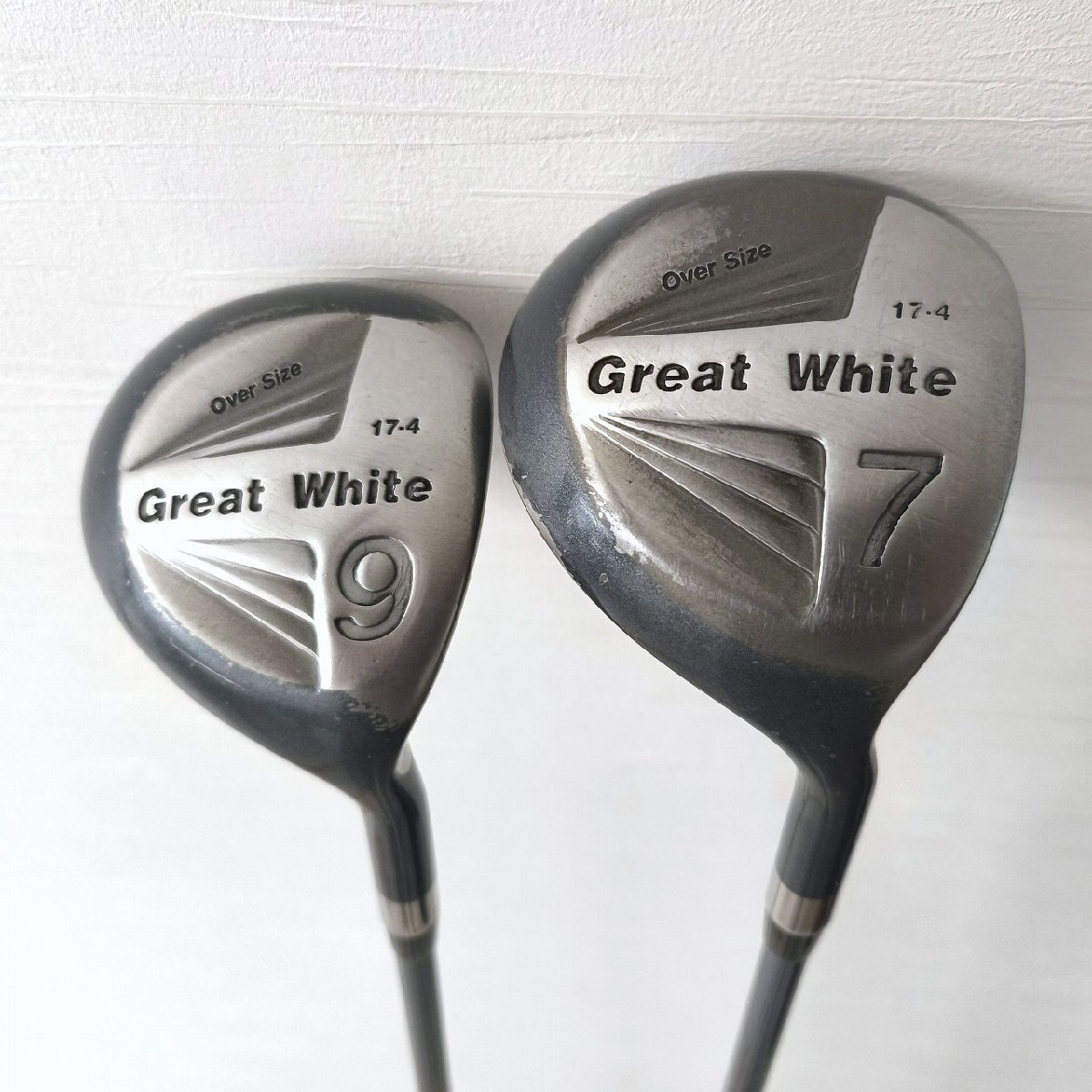 タイガーシャーク・Great White・フェアウェイウッド・7W・9W・2本セット・No.250917-05・梱包サイズ140拍卖