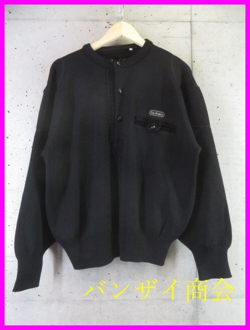 3190s17◆良品です◆日本製◆PIASPORTS ピアスポーツ ヘンリーネック ウールニットセーター 4/ポロシャツ/ジャケット/デニムジーンズパンツ拍卖