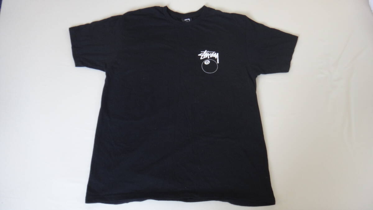 ステューシー STUSSY 8ボール Tシャツ ブラック Lサイズ拍卖