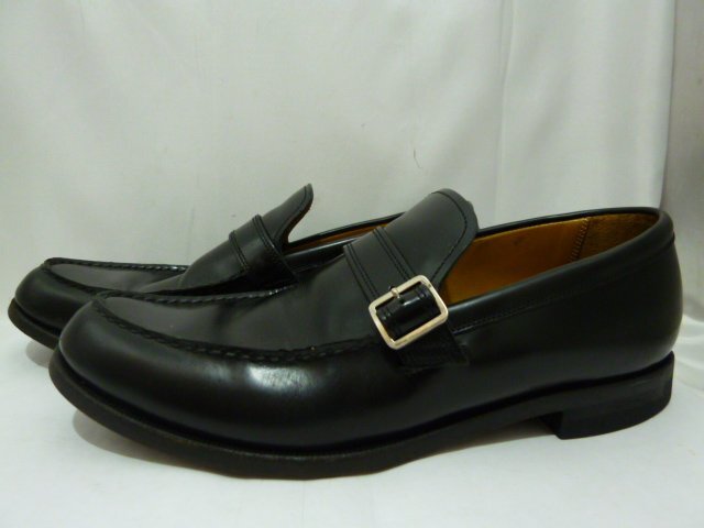 REGAL リーガル Worth collection JJ71 シングルモンクストラップ ローファー 革靴 ビジネスシューズ サイズ27cm ブラック シューズ拍卖