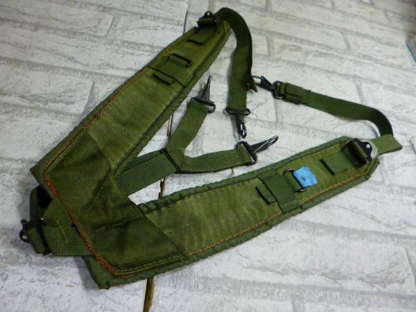 P48 ◆LC-2 OD ナイロン Y型サスペンダー◆米軍◆サバゲー!拍卖